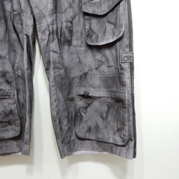 Adidas Originals Premium XXL Baggy Cargo PANTS Sz 14 Gray Purple Print NEW $190 - Picture 13 of 15